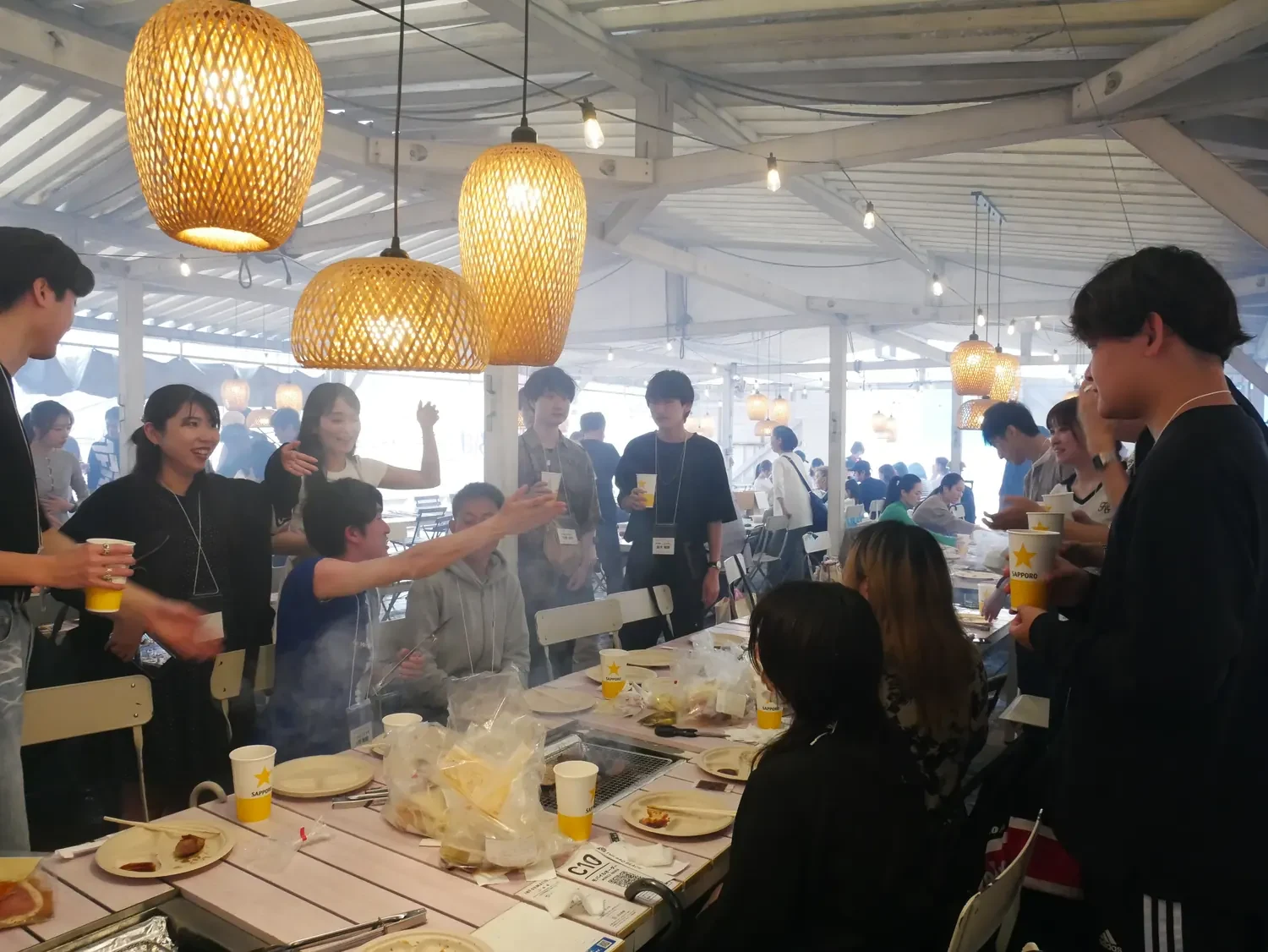 イベントで交流する社員