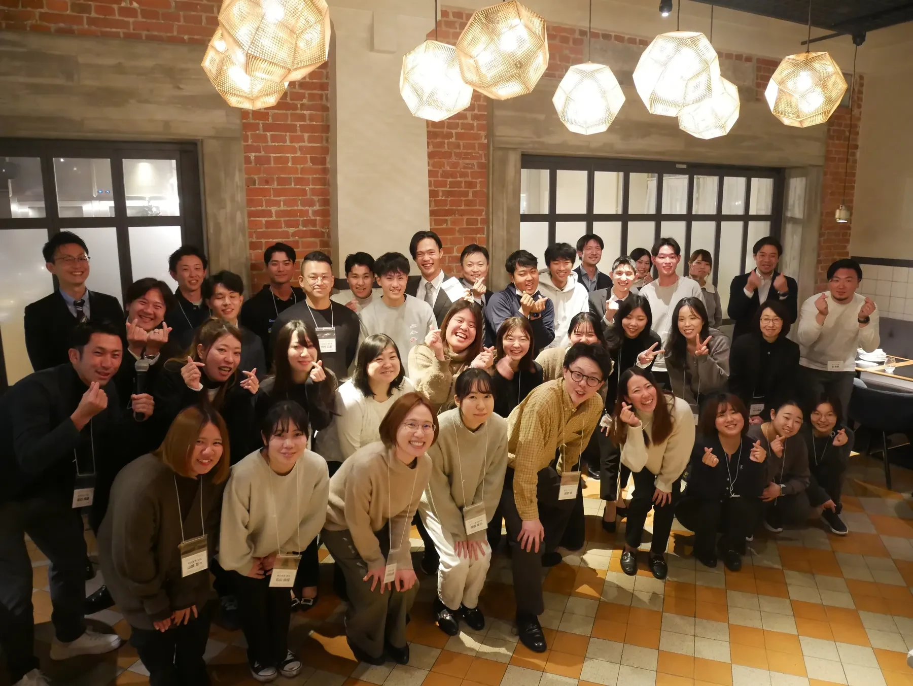 社内イベントで集まるファーストコンテックのメンバー