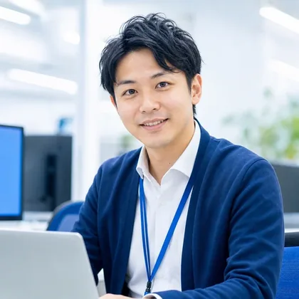 研修サポートを担当するスタッフ