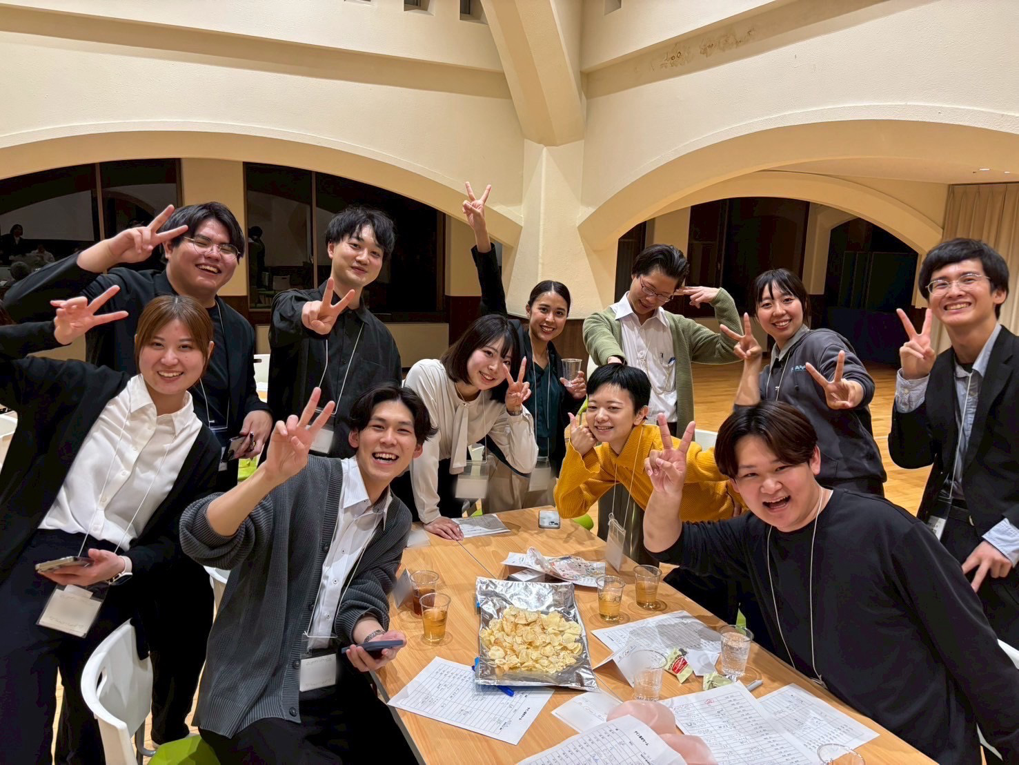 懇親会